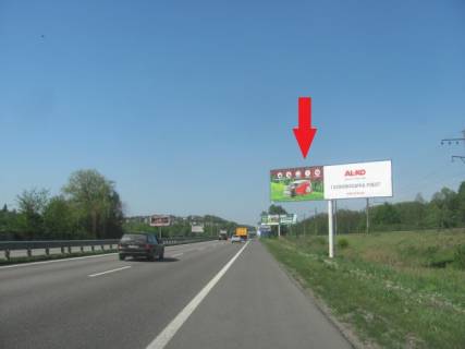 Білборд, Бігборд (Борд)  A у Києві, щит  Новообухівська траса (Дніпровське шосе), в напрямку м.Київ після ТЦ "Мегамаркет",5км+400м, лівий Фото 1