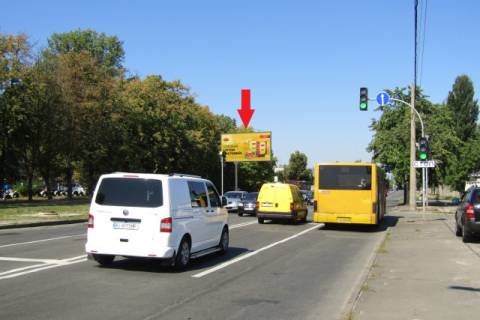 Білборд, Бігборд (Борд)  B у Києві, щит  Стеценка вул., 18 (АЗС "АМІС Energy", АЗС "WOG", Ашан, Lavina mall ), в напрямку Кільцевої дороги Фото 1