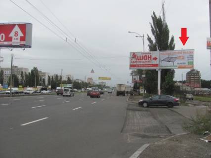 Билборд A в Киеве, призма  Кільцева дорога- поворот до ТЦ "Ашан" (в напрямку Софіївська Борщагівка) правий фото 1