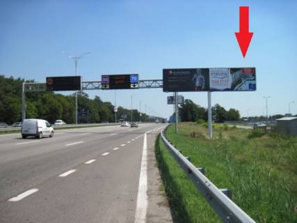 Билборд A в Киеве, 6х3  Бориспільське шосе в м.Бориспіль (29+850,за 1км. до повороту на с.Гора ) в напрямку м.Бориспіль, правий фото 1