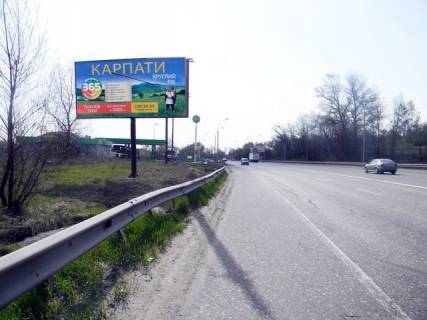 Билборд B в Киеве Ул. Академика Заболотного, 100 м от АЗС ANP. В сторону пр-та Глушкова схема