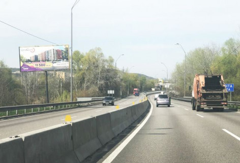 Billboard B in Kyiv, 6х3  Dniprovs'ke sose, v'izd z Kieva, navproti avtorinku.  Gipermarket DOMOSFERA,  Atmosfera, TC ART MOLL, Furset, FOZZI. 60 m za r. Vita, v napramku Stolicnogo sose Photo 1