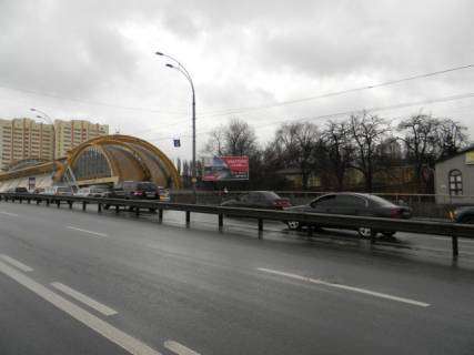 Билборд A в Киеве, 6х3  Чоколівський бул., залізнична станція "Караваєві дачі"-2 (АЗС ОККО, АТБ-маркет, EVA), в напрямку Повітрофлотський просп фото 1