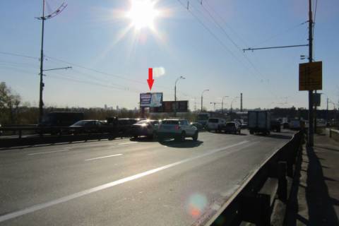Билборд B в Киеве Бандери Степана просп., Північний (Московський) міст(зїзд з мосту), (МЕТРО, Блокбастер, "ОККО", Віннер Автомотів, ТЦ "Plazma"), в напрямку Героїв УПА площа (Тульська пл.) фото 1