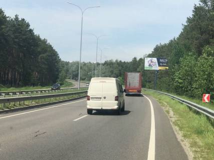 Билборд A в Вышгороде, 6x3  Автошлях Київ-Вишгород (18+850, Дачний кооператив "Лісова поляна"), в напрямку виїзду з м.Київ фото 1