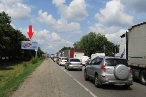 Білборд, Бігборд (Борд)  A у Києві, призма  Кільцева дорога, (автоцентр "Жуляни", АЗС "ОККО", "Socar"), в напрямку ст.м. Житомирська Фото 1