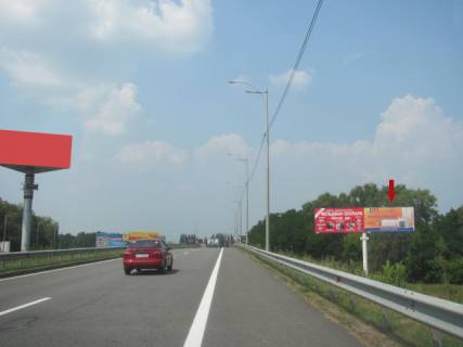 Билборд A в Киеве, щит  Бориспільське шосе з Аеропорту "Бориспіль", (ландшафтний дизайн "Мій Сад"), (виїзд на міст), правий фото 1
