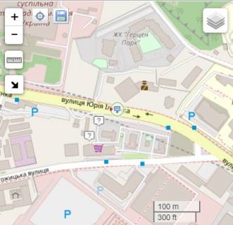 Ситискролл A в Киеве, 3.14x2.3  Юрія Іллєнка (Мельникова вул.) вул., 89а (АЗС "Shell", Сільпо), в напрямку ст.метро Лук'янівка схема