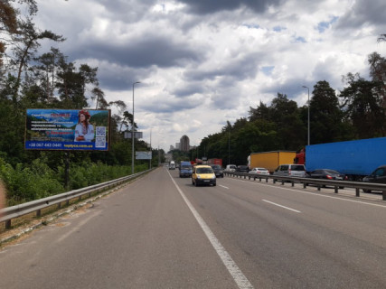Billboard B in Kyiv, 6х3  Brest-Litovs'ke sose, 1 km do Cornobil's'ka st., 200 m vid restoranu "Aroslaviv dvir", v napramku Peremogi prosp. Photo 1