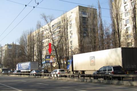 Білборд, Бігборд (Борд)  A у Києві, 3.14x2.3  Теліги О. вул. 43, в напрямку ст.метро Дорогожичі Фото 1