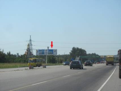 Білборд, Бігборд (Борд)  B у Києві Одеське шосе, в напрямку с.Глеваха, після заправки Shell,8км+900м, правий Фото 1