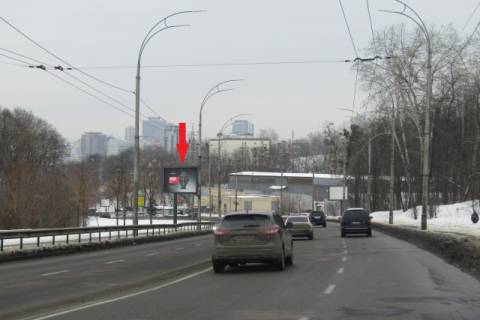 Білборд, Бігборд (Борд)  B у Києві, 3.14x2.3  Протасів Яр вул., в напрямку М.Грінченка вул. Фото 1