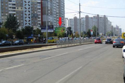 Білборд, Бігборд (Борд)  B у Києві, щит  Ахматової Анни вул., 15 (АТБ маркет, "NOVUS", PROSTOR), в напрямку Григоренка просп. Фото 1