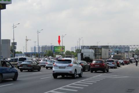 Білборд, Бігборд (Борд)  B у Києві Бажана М. просп., 8, 300м до метро Осокорки ("Novus", "KFC", МакДональдз, Нова Пошта №60, АЗС "ANP"), в напрямку Південний міст Фото 1