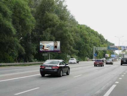 Билборд B в Киеве Глушкова просп., (Фора, ЖК Одеський бульвар, АЗС UPG, ОККО, АТБ-маркет), виїзд з Києва, в напрямку Гатне фото 1