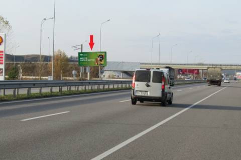 Билборд B в Киеве, щит  Новообухівська траса (Дніпровське шосе), в напрямку в м.Київ, Мануфактура, ЖК "Конча Заспа", АЗС "UPG", 9км+100м фото 1