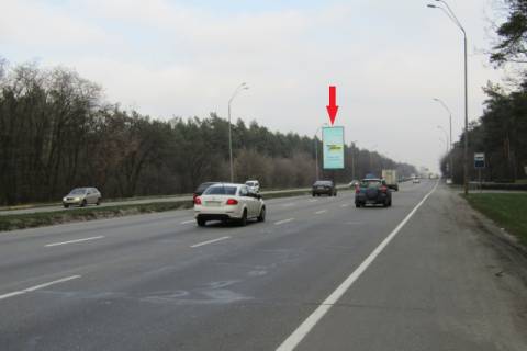 Білборд, Бігборд (Борд)  A у Києві, бек-лайт вертикальний  Броварський просп., На роздільнику (16 + 800, Flagman, АЗС "Shell", АЗС "ОККО"), в напрямку з Києва Фото 1