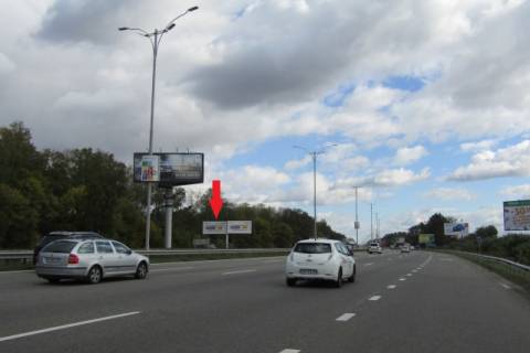 Билборд B в Киеве, 6х3  Бориспільське шосе в м.Бориспіль (26+100, 200м до зупинки с.Чубинське), лівий фото 1