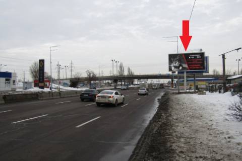 Білборд, Бігборд (Борд)  A у Києві, призма  Йорданська вул. (Лайоша Гавро), 17а, (магазин "Фора", Приват Банк), в напрямку Олександра Архипенка вул. (Мате Залки) Фото 1