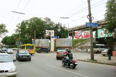 Білборд, Бігборд (Борд)  A у Одесі, 6x3  Вул. Приморська / пер. газовий №2 Фото 1