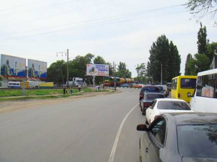Білборд, Бігборд (Борд)  B у Одесі, 6x3  Дальницьке шосе / вул. Крайня (Ринок) №1 Фото 1