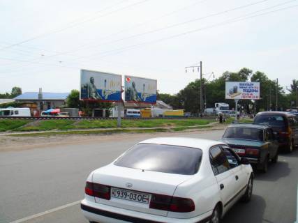 Билборд A в Одессе, 6x3  Дальницьке шосе / вул. Крайня (Ринок) №2 "Чебурашка" фото 1