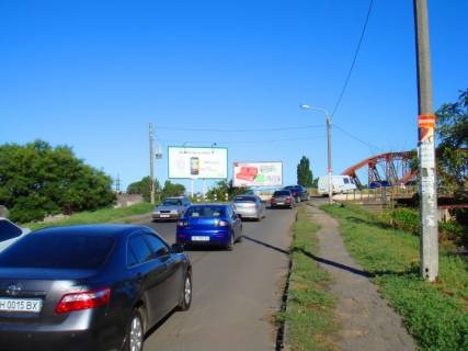 Білборд, Бігборд (Борд)  A у Одесі, 6x3  Вул. Поїзна / Горбатий міст Фото 1