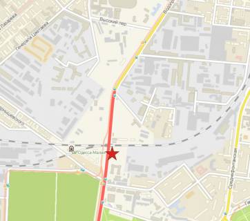 Билборд A в Одессе, 6x3  Люстдорфська дорога / Міст схема