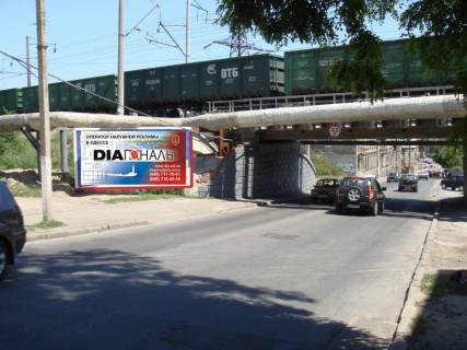 Билборд B в Одессе, 6x3  Червонослобідський узвіз (до центру) №1 фото 1