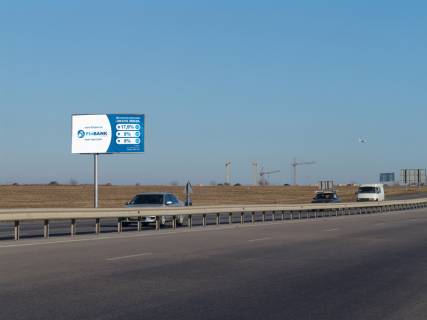 Билборд B в Одессе, 3х6  Овідіопольська дорога (10+600км),  від розв'язки з Об'їзною дорогою, до Епіцентру, ринку 7 км, в місто фото 1