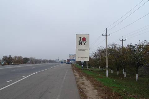 Білборд, Бігборд (Борд)  A у Одесі Объездная дорога (27+950км) - напротив Аквапарка от "7 км" к развязке Два Столба  ВЕРТИКАЛЬНЫЙ Фото 1