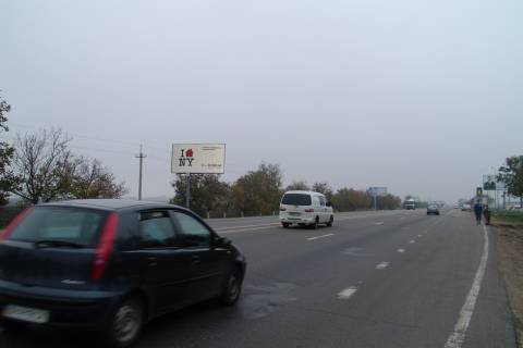 Білборд, Бігборд (Борд)  B у Одесі, 3х6  Об'їзна дорога (26+870км) навпроти АЗС ОККО,  від розв'язки 2 Стовпи до Промринку 7км Фото 1