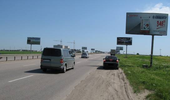 Билборд A в Одессе, 3х6  Овідіопольська дорога (10+440км) - від розв'язки на Овідіополь к 7км, Епіцентру, в місто фото 1