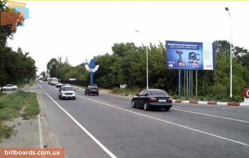 Билборд A в Мелитополе вул. Дзержинського (в'їзд до міста з сторони м. Бердянськ, біля заправки "Лукойл", траса Е58) фото 1