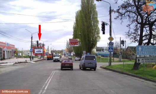 Билборд B в Мелитополе Перетин просп. Б.Хмельницького / вул.Бєлякова (30 м. від автокомплексу "Водолій") фото 1