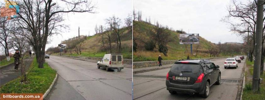 Билборд A в Бердянске Мелітопольське шосе, спуск з "Середньої гори" фото 1