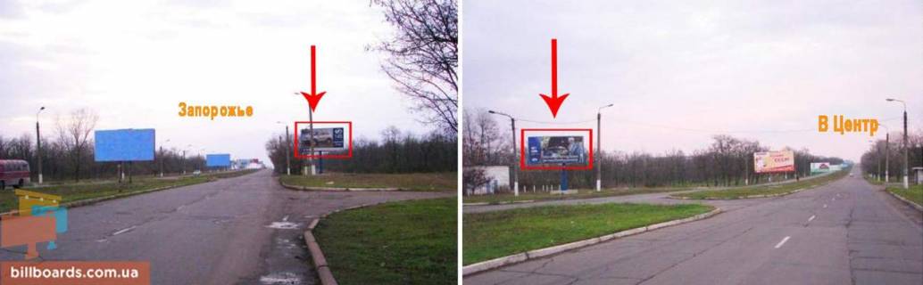 Билборд B в Бердянске Мелітопольське шосе, в'їзд у місто, траса Р37, 700 м. від поста ДАІ фото 1