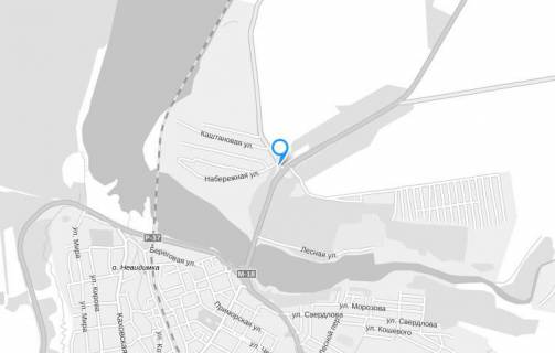 Билборд A в Васильевке траса М-18 Харків - Ялта (339 км.), праворуч, 300 м. до поста ДАІ м. Василівка схема