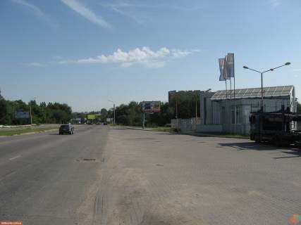 Білборд, Бігборд (Борд)  A у Запоріжжі Набережна Автомагістраль (в'їзд на майданчик логістики ЗАЗ, поруч з р. Московка, у напрямку до центру) Фото 1