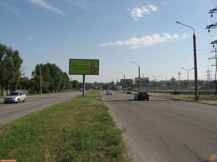 Билборд A в Запорожье Набережна автомагістраль (на розподільчій полосі, 150 м. від АЗС ПАТ «ЗАЗ») фото 1
