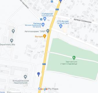 Билборд A в Белой Церкви вул. Некрасова, в районі буд.53-Е (маркет Новус), (3,9х2,9м) схема
