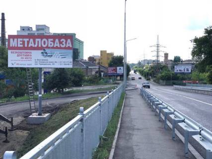 Билборд B в Белой Церкви, 3х6  вул. Сквирське шосе, Горбатий міст направлення на Сквиру фото 1