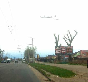 Билборд A в Белой Церкви, 3х6  Вул.Таращанська, зупинка "Районна лікарня" фото 1