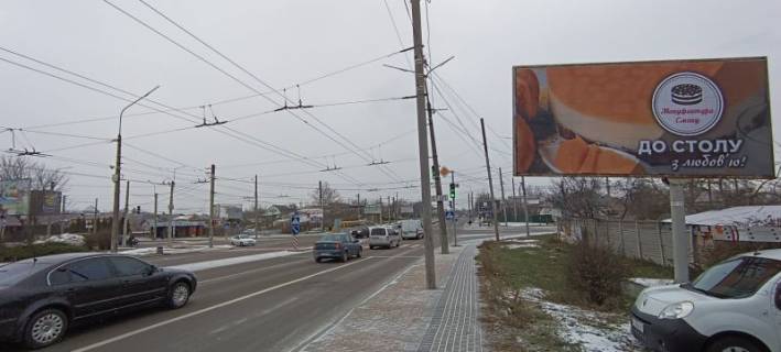 Билборд A в Белой Церкви, 3х6  П-т К. Володимира перехрестя з вул. Павліченко фото 1
