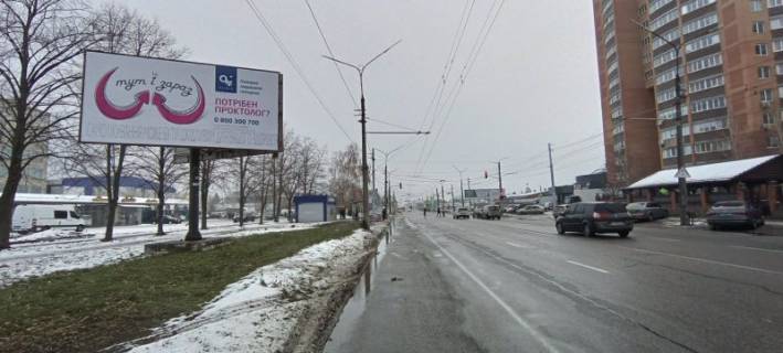 Билборд B в Белой Церкви, 3х6  вул. Леваневського, біля зуп. "Узинська" фото 1