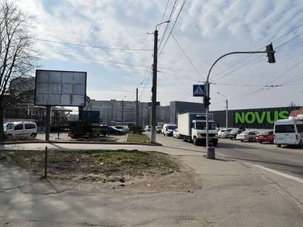 Билборд B в Белой Церкви вул. Некрасова, в районі буд.53-Е (маркет Новус), (3,9х2,9м) фото 1