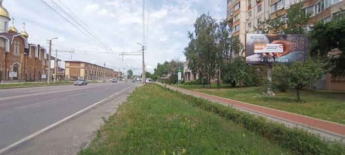 Билборд A в Белой Церкви, 3х6  Вул. Таращанска буд. 155 біля кафе "Світлана" (масив Таращанський) фото 1