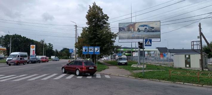 Билборд A в Белой Церкви, 3х6  вул. Київська, в районі перехрестя з вул. Сухоярською (з боку території ТОВ "Гнейс") фото 1