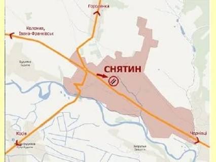 Билборд A в Снятыне, 3х6  м.Снятин, вул.Ольги Плешкан-Шевченка(траса на Чернівці) ст.А схема