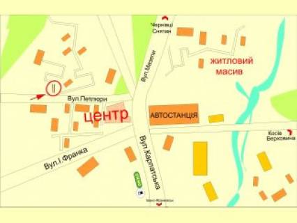 Билборд B в Коломые, 3х6  Петлюри схема